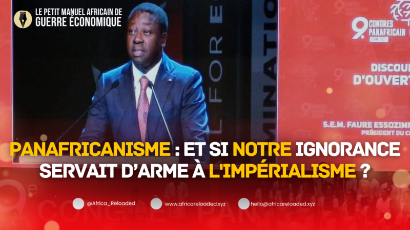 Ne pas comprendre ce qu&rsquo;est et apporte le Panafricanisme … C&rsquo;est jouer le Rôle de l&rsquo;Impérialisme Oligarchique Occidental